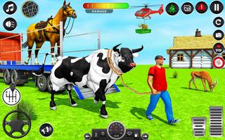 Animal Transports Truck Games ảnh chụp màn hình 2