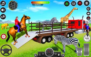 Animal Transports Truck Games ảnh chụp màn hình 3