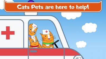 Cats Pets: Animal Doctor Games পোস্টার