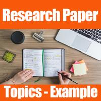 Research Paper Topics plakat