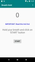 Breath-Hold : 10 Seconds Plakat