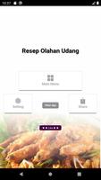 Poster Resep Memasak Udang Lezat