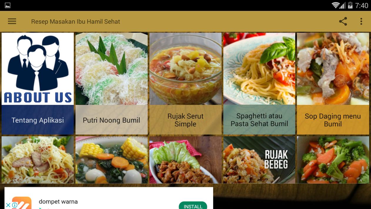 Resep Masakan Ibu Hamil Sehat for Android - APK Download