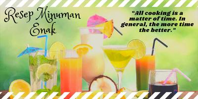 Poster Resep Minuman Enak