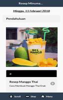 برنامه‌نما Resep Minuman Mangga عکس از صفحه