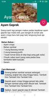 Resep Ayam Lengkap Ekran Görüntüsü 2