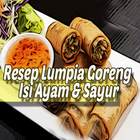 Resep Lumpia Goreng Isi Ayam & Sayur Teman Disore biểu tượng