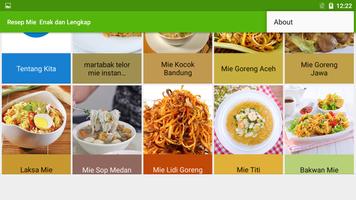 Resep Mie Enak dan Lengkap الملصق