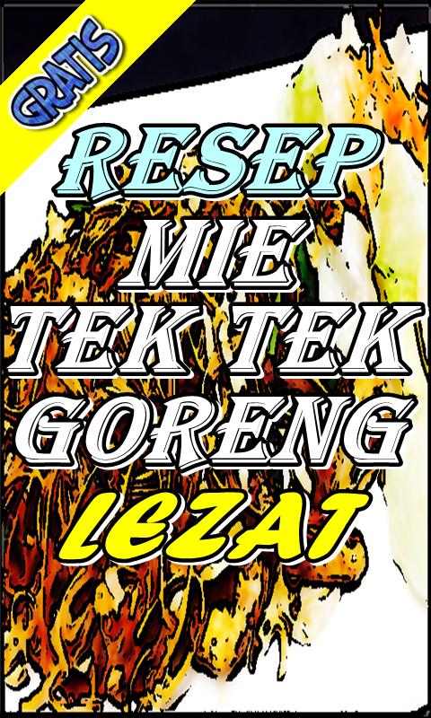 Cara Membuat Mie Tek Tek Kuah Pedas Terkait Teks Cara Membuat Mie Tek Tek Kuah Pedas Terkait Teks