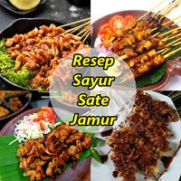 Resep Sayur Sate Jamur পোস্টার