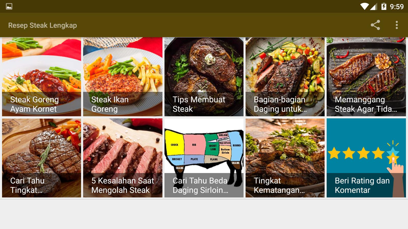 Resep Steak Lengkap For Android Apk Download