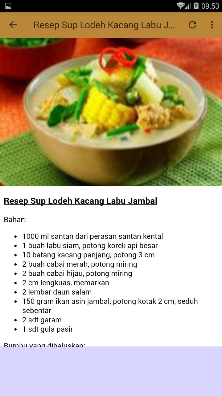 Resep Membuat Sup For Android Apk Download