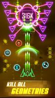 Poster Glow Geometry Space Shooter