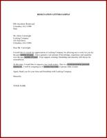 Resignation Letter Formats screenshot 2