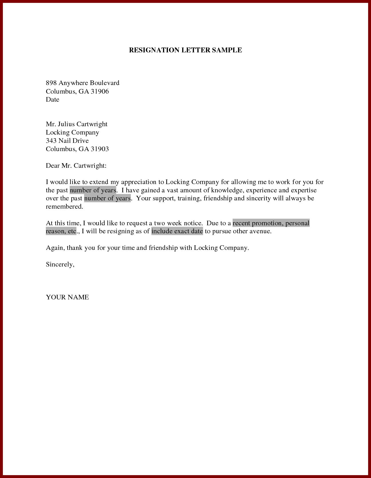 Resignation Letter Formats for Android - APK Download