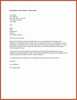 Resignation Letter Formats screenshot 3