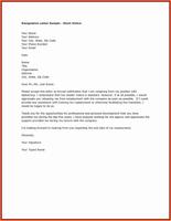 Resignation Letter Samples capture d'écran 3