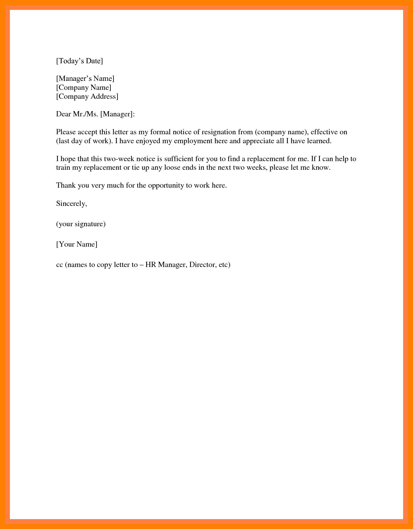 Resignation Letter Samples für Android - APK herunterladen