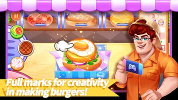 Super Burger Master -food game captura de pantalla 2