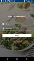 Food On Fly Business App ポスター