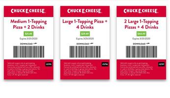 Chuck E Cheeses Coupons & 100's of Virtual Games plakat
