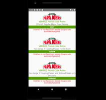 Papa Johns Pizza Coupons & 100's of free games Affiche