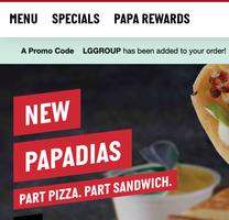 Papa Johns Pizza Coupons & 100's of free games capture d'écran 1