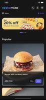 Restomize: dark theme poster