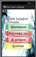 Quiz Langue Douala Affiche