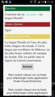 Quiz Langue Douala captura de pantalla 3