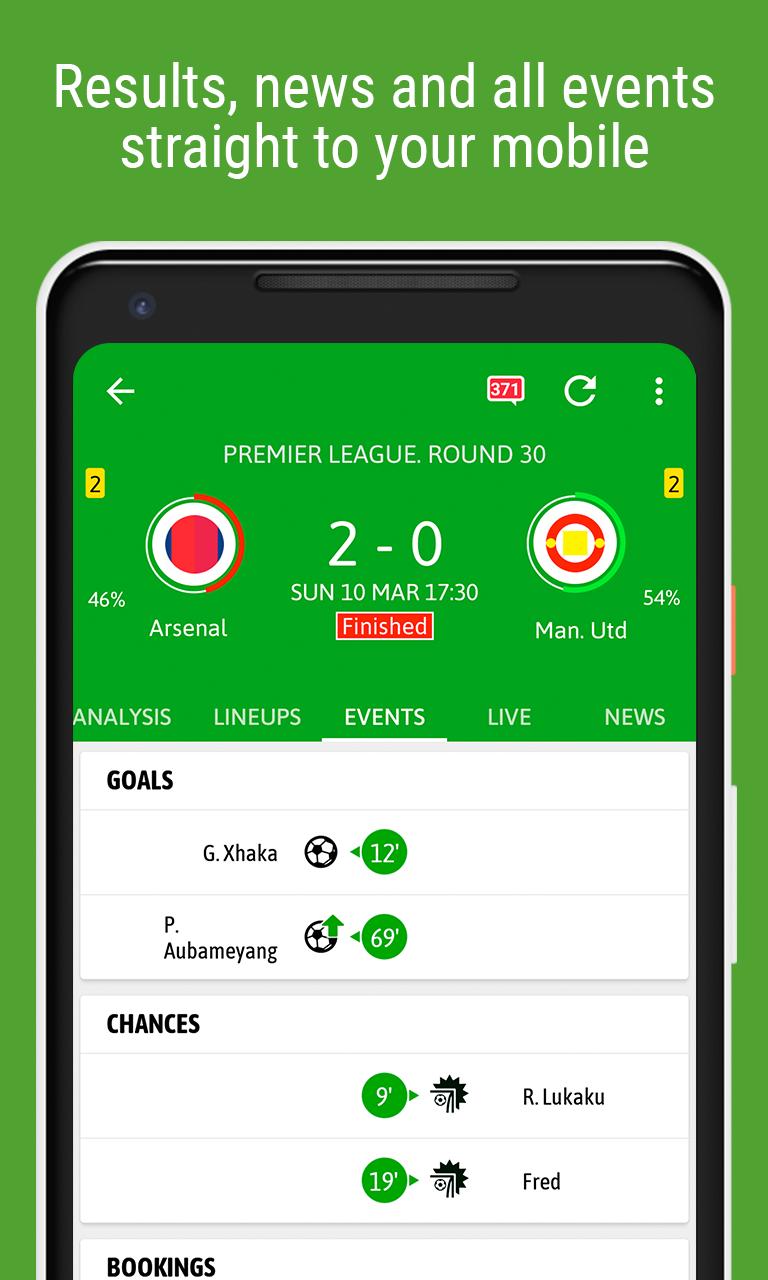 BeSoccer screenshot 1