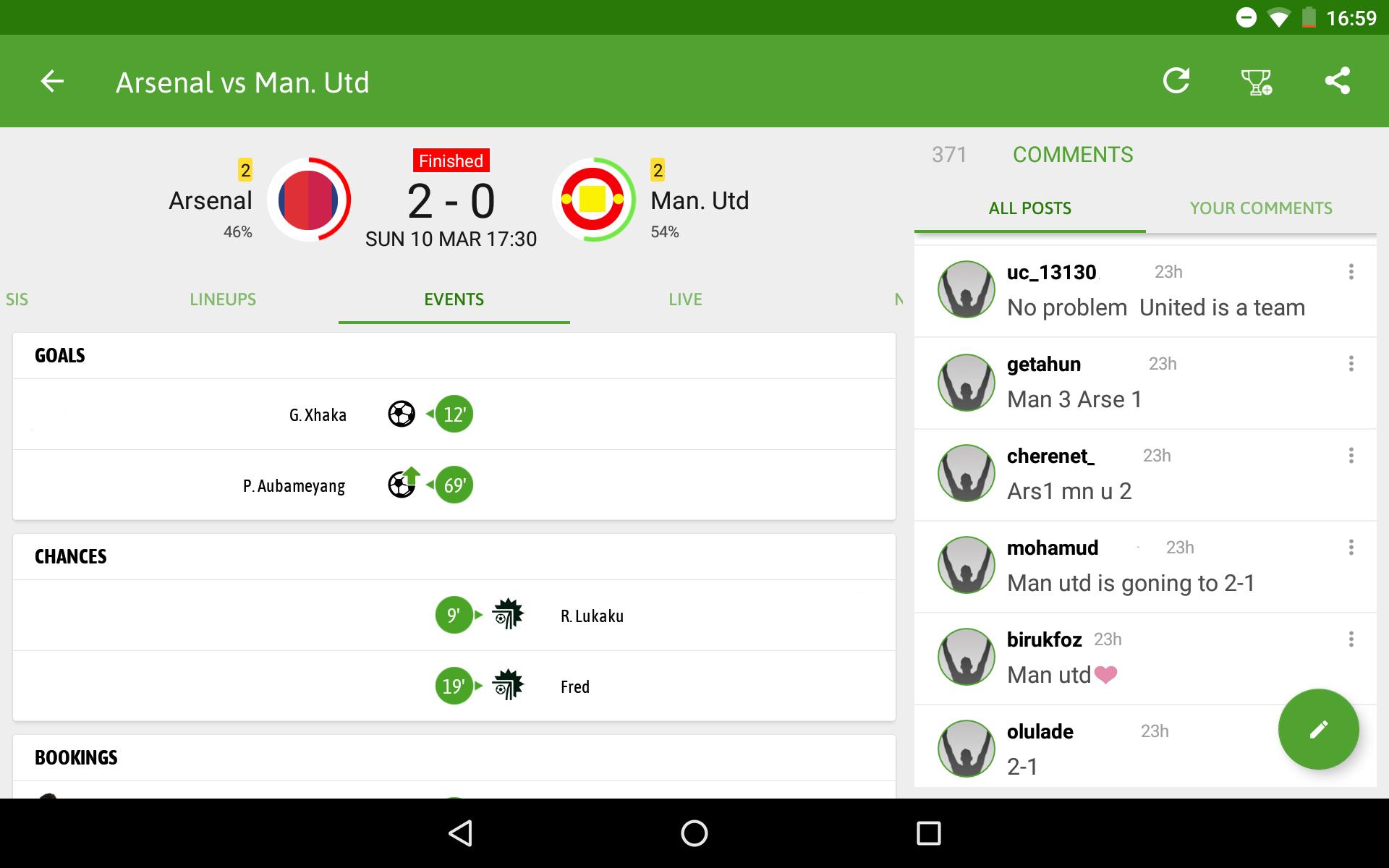 BeSoccer screenshot 1