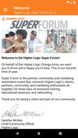Higher Logic Super Forum Affiche