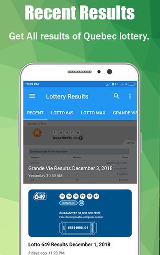 Resultats Loto Quebec Pour Android Telechargez L Apk