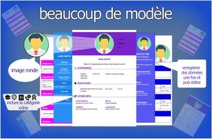 CV maker professionnel CV cons Affiche