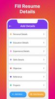 Resume Maker Professional PDF 截圖 1