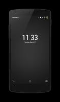 PitchBlack | S-Grey CM13/12 Theme الملصق
