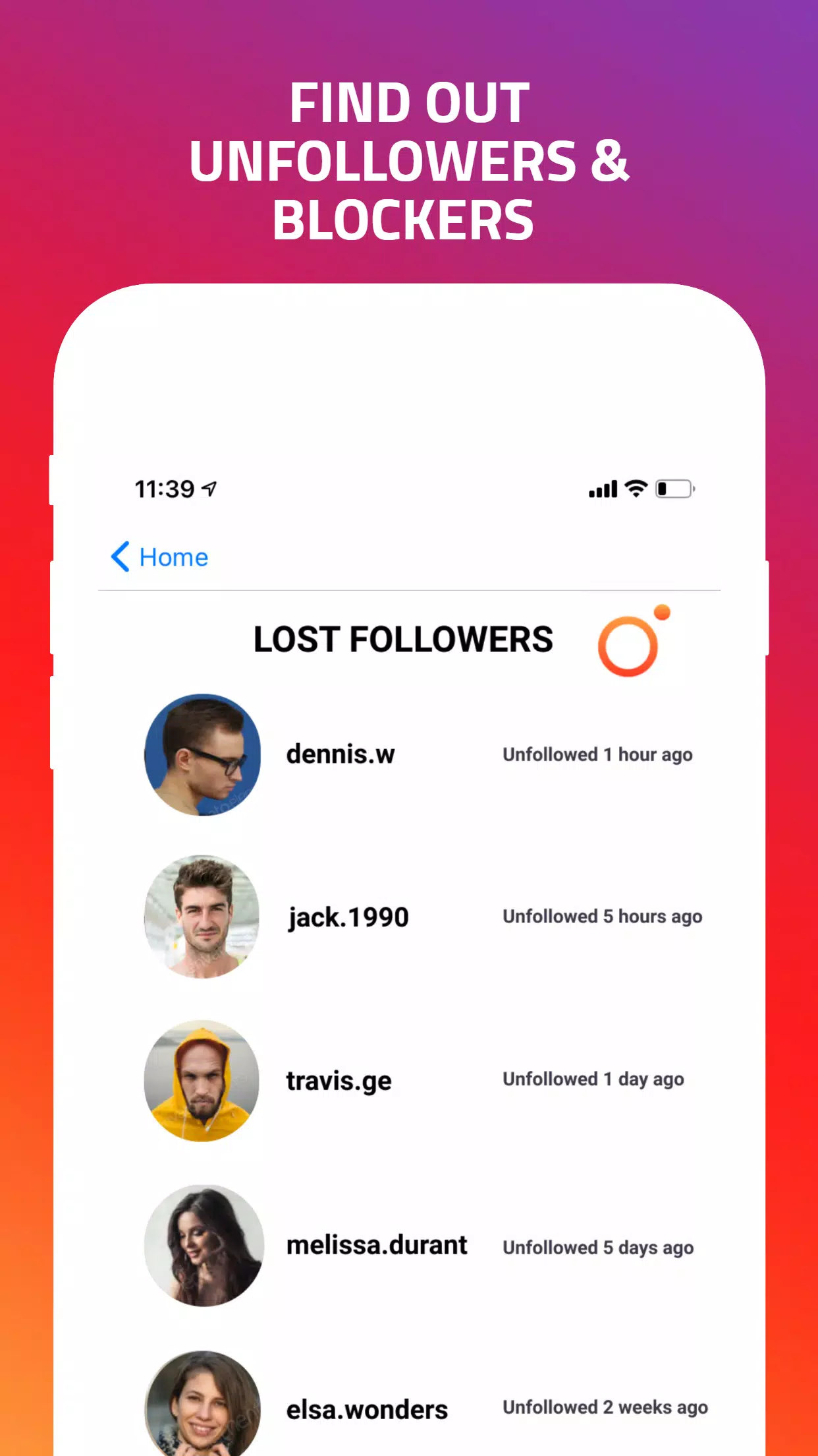 Download do APK de Reportly+ - Followers Tracker para Android