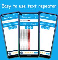 Repeat text - Text repeater captura de pantalla 3