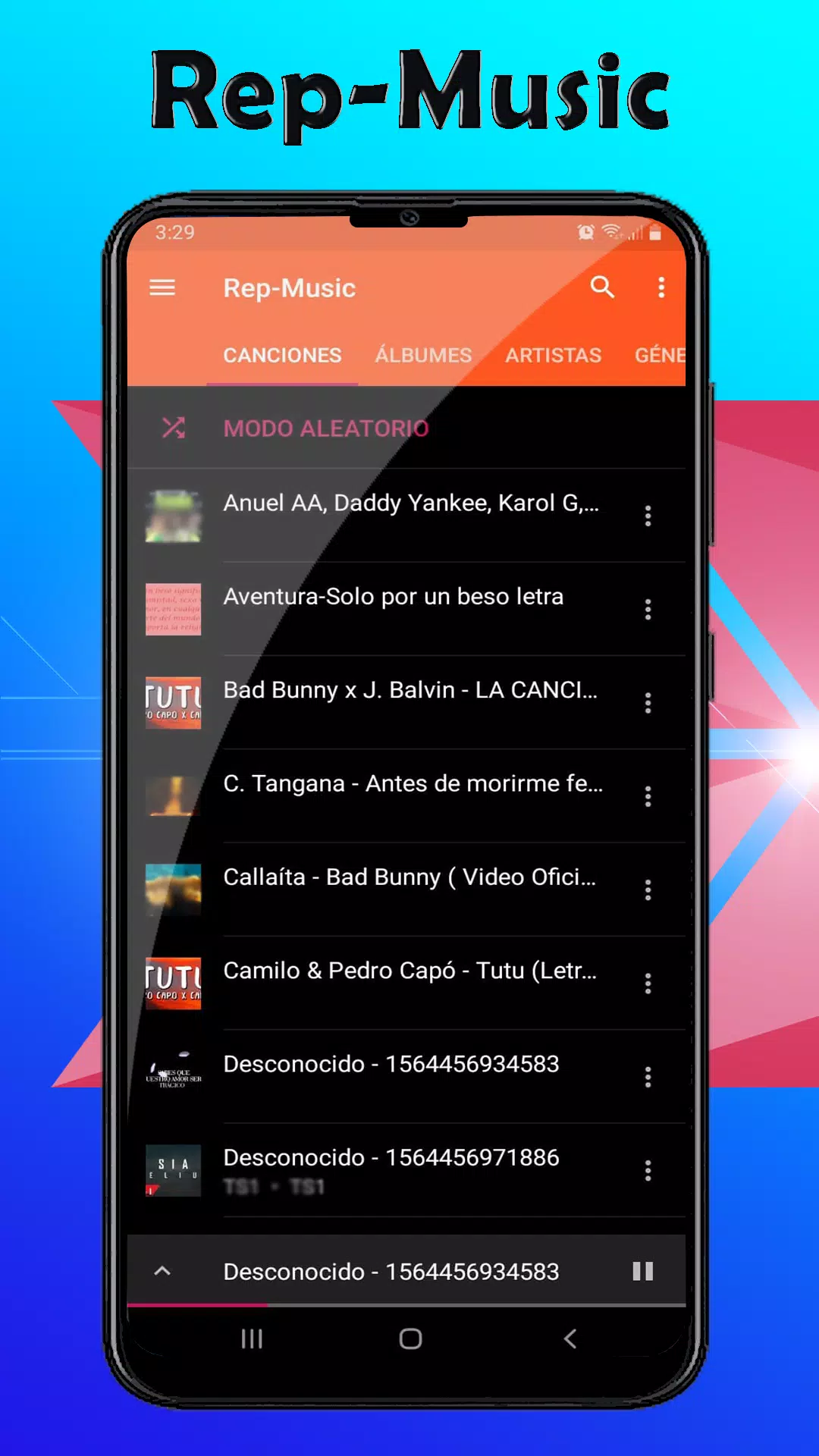 Rep-Music: Reproductor de música MP3 APK for Android Download
