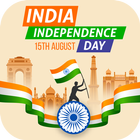 Indian Independence Day : 15 August 2021 icône