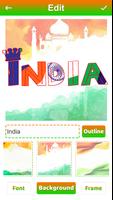 Poster Independent Day Name DP Maker