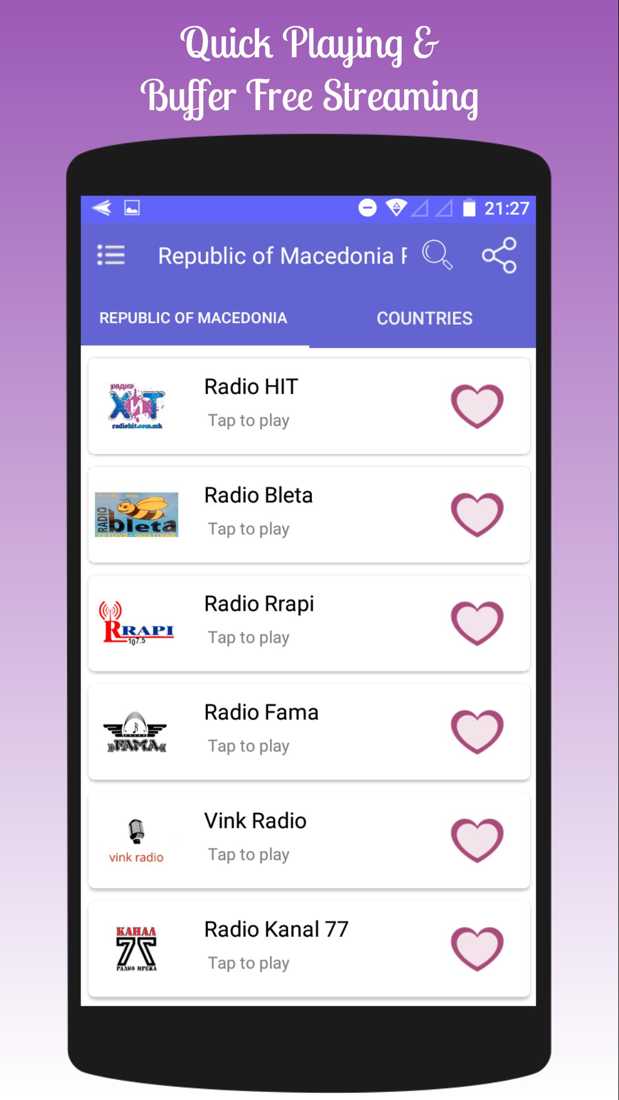 All Republic of Macedonia Radios in One App for Android - APK Download