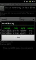 Wage Slave Pay Tracker (LITE) captura de pantalla 1