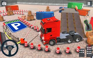 Hard Truck Parking Truck Games پوسٹر