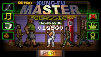 Retro Kung Fu Master Arcade Cartaz