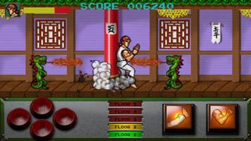 Retro Kung Fu Master Arcade syot layar 3