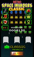 Classic Space Invaders Affiche