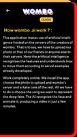 Face Animator Helper - Wombo AI video editor Guide Screenshot 3