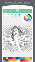 Retro Coloring Book পোস্টার